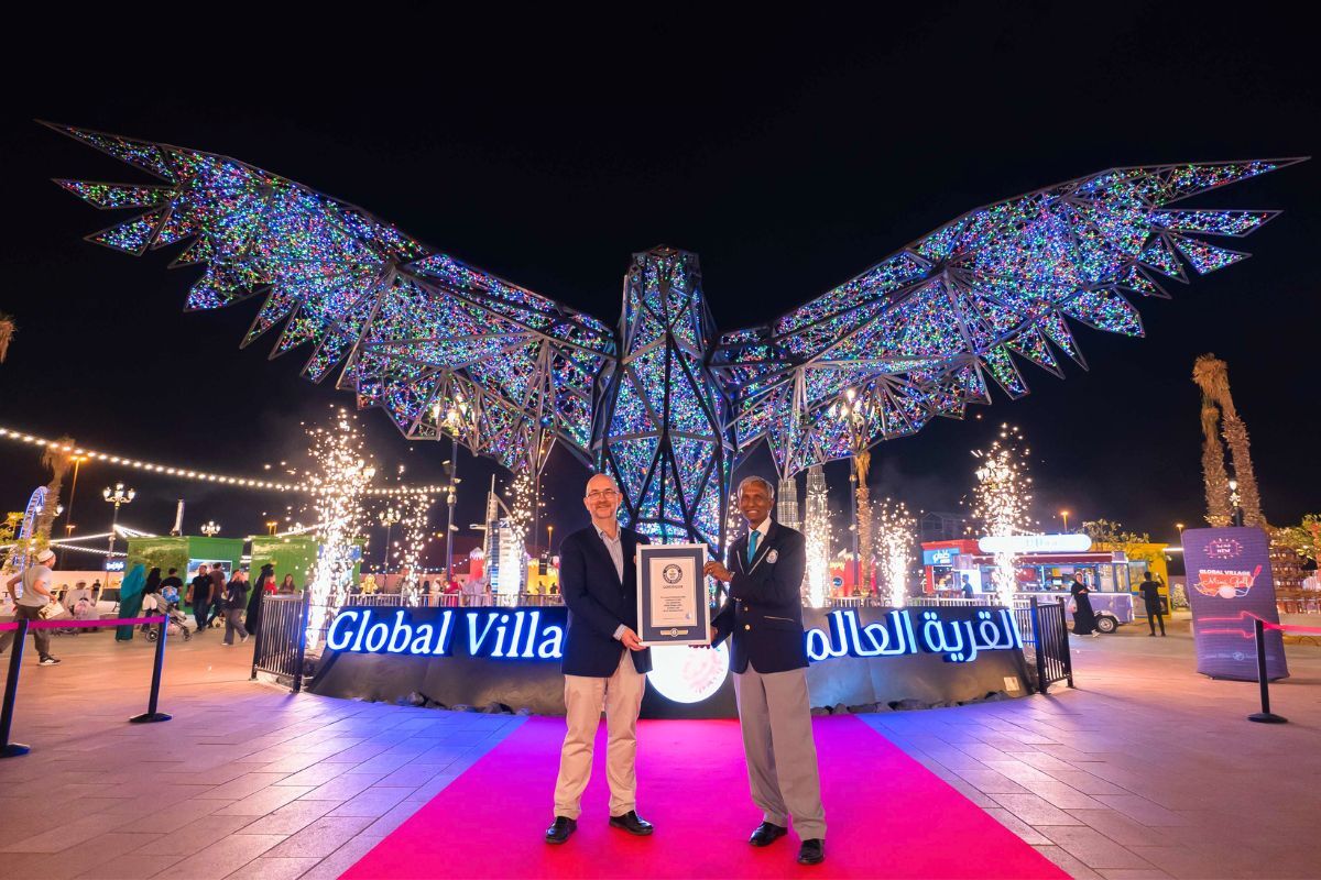 Global Village illuminated light Global Village illuminated light