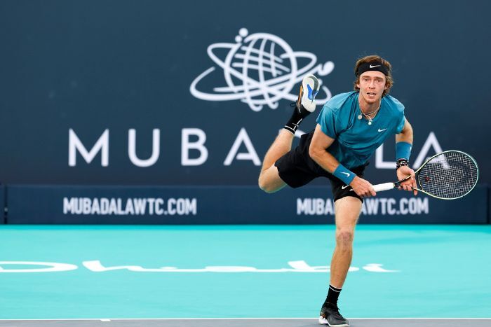 Andrey Rublev in Mubadala World Tennis Championship 2022