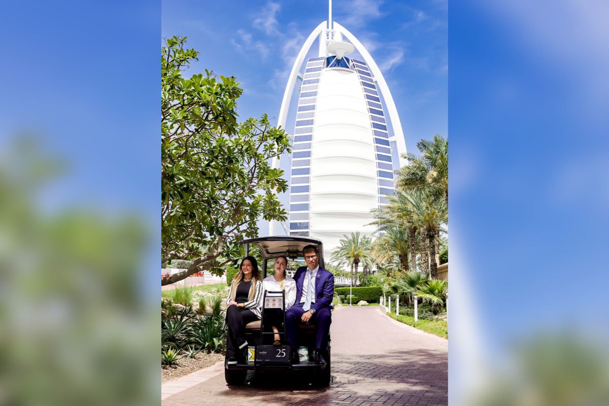 SISD students at the Burj al Arab