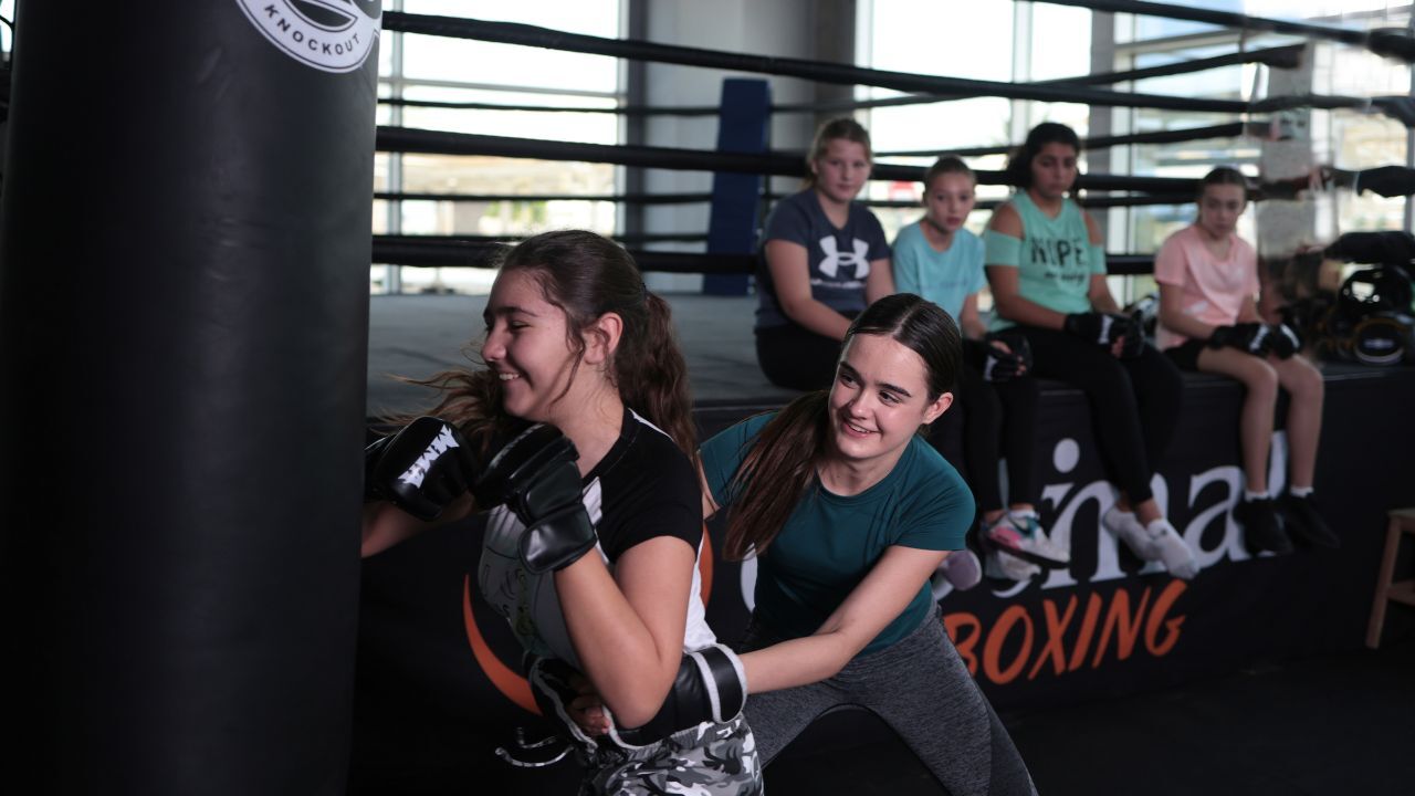 self defence class self-defence specialist Leah Nicholls is arming teenage girls in the UAE