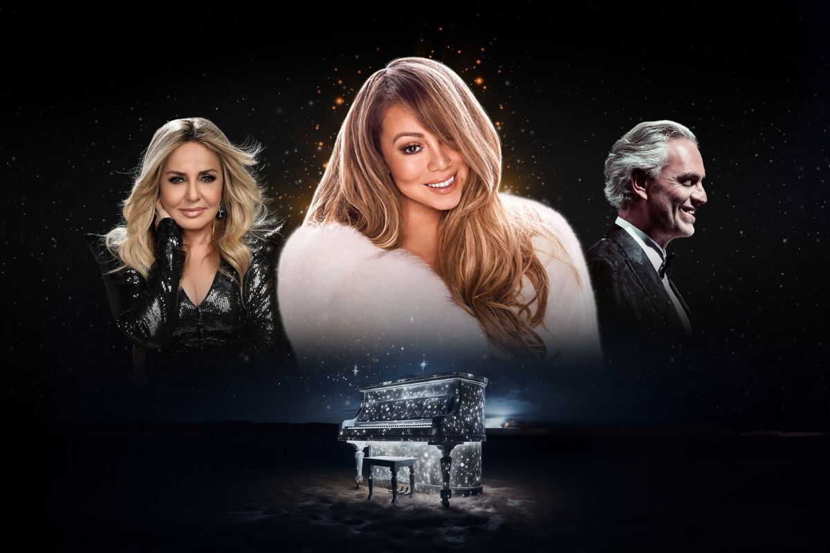 Saadiyat Nights, Mariah Carey, Andrea Boccelli and GooGoosh live mariah carey, mariah carey, andrea bocelli, googoosh
